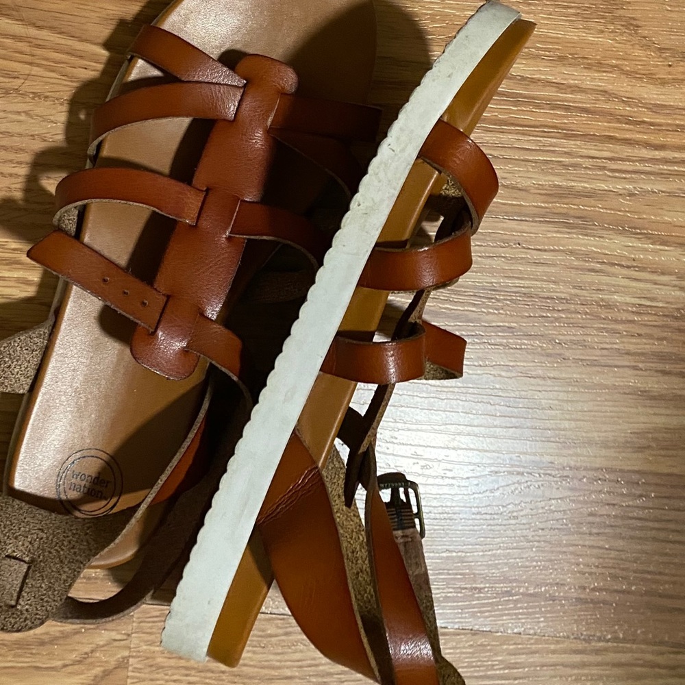 Wonder Nation Brown Sandals